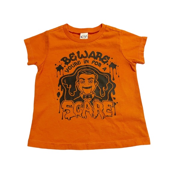 Kavio Infant Goosebumps Orange Slappy Short Sleeve Tee Size 6 Months - Picture 1 of 3